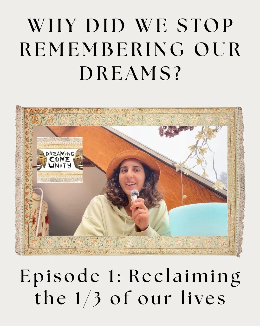 We spend an average of 25 years of our lives asleep. Somewhere along the way, modern culture taught us to treat that time as empty space. But what if your sleep is actually an altar for remembering who you are? 🕯️

In Episode 1, we unpack how we can