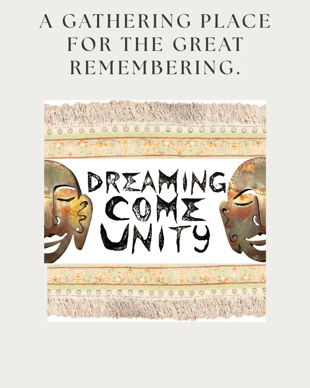 A space to play with the evolution of consciousness. Welcome to the great remembering. 🌀 Link in bio to step inside.

#DreamingComeUnity #LucidLiving #AncestralDreaming
