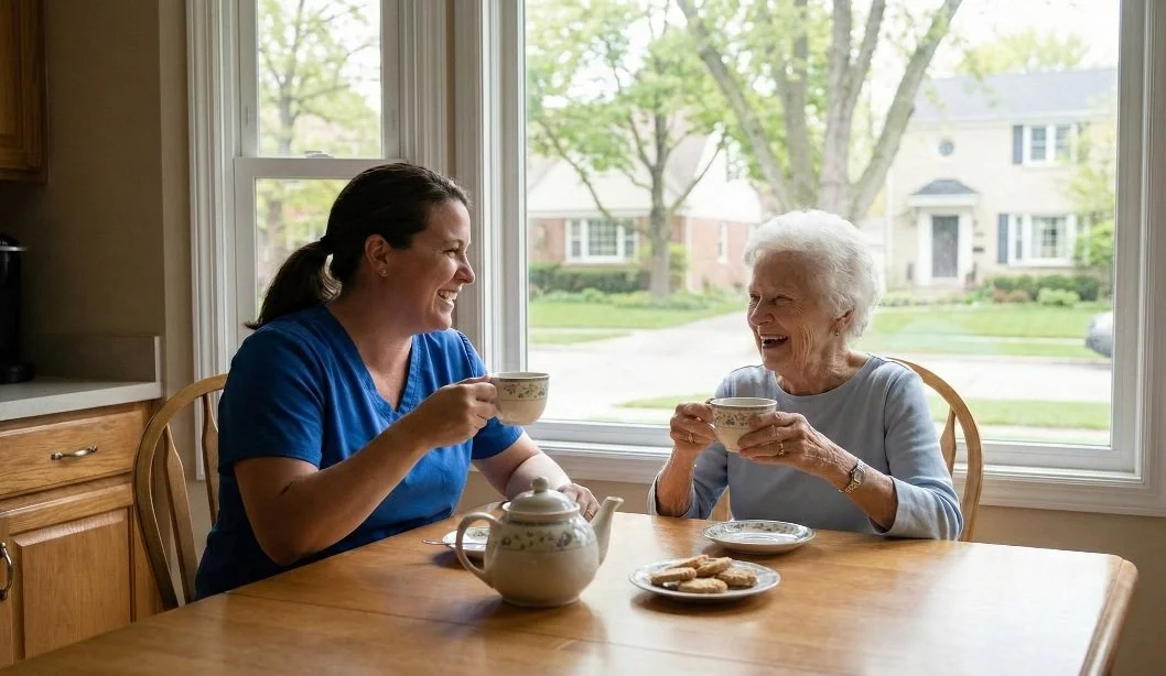 Breaking Afternoon Isolation: Why Glenview and Evanston Seniors Benefit from Midday Companionship