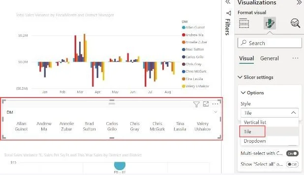 How to Slice & Dice in MS Power BI