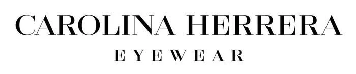 Logo for Carolina Herrera Eyewear in black text on a white background.