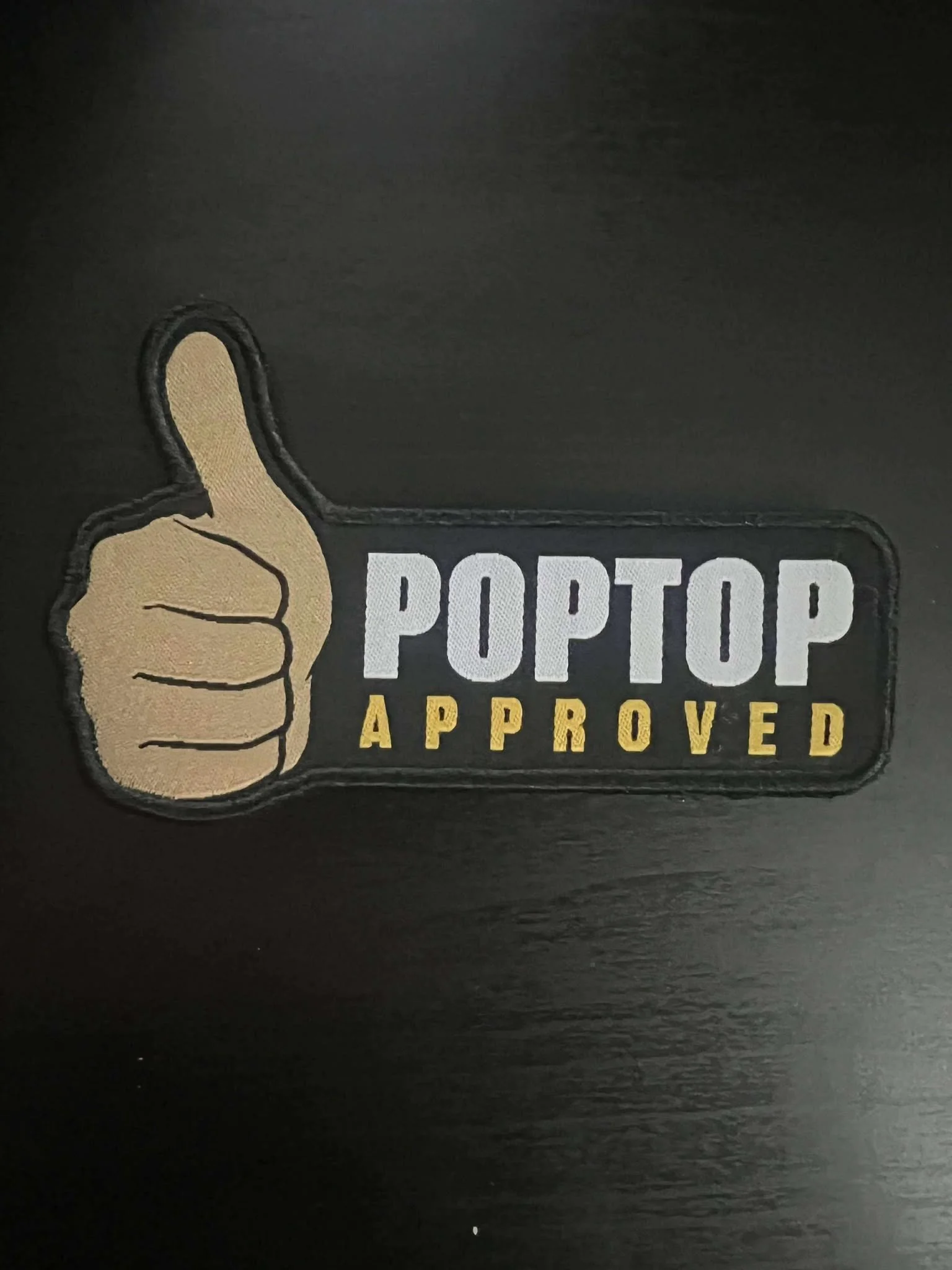 PopTop Approved Velcro Patch