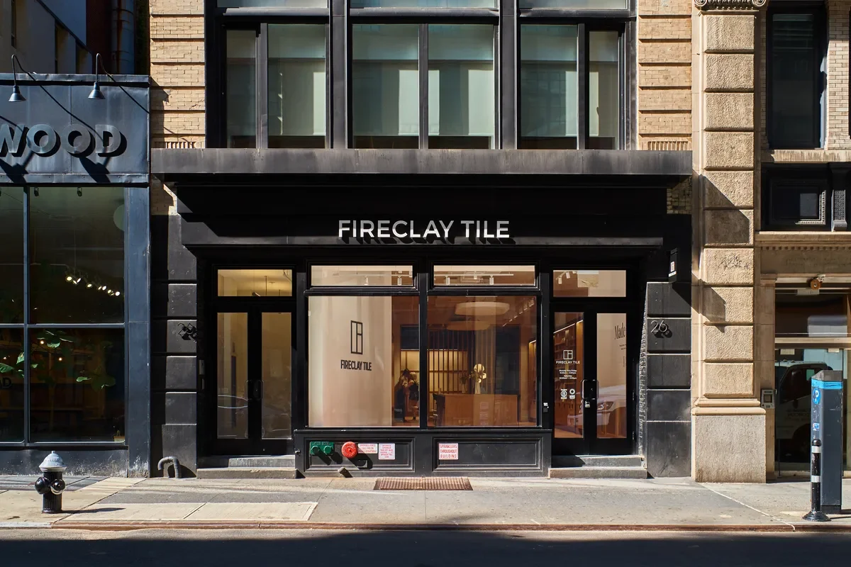 Fireclay Tile Showroom Signage