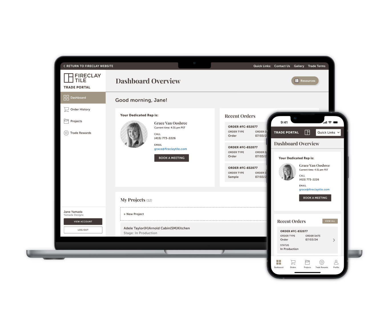 Fireclay Tile Trade Portal