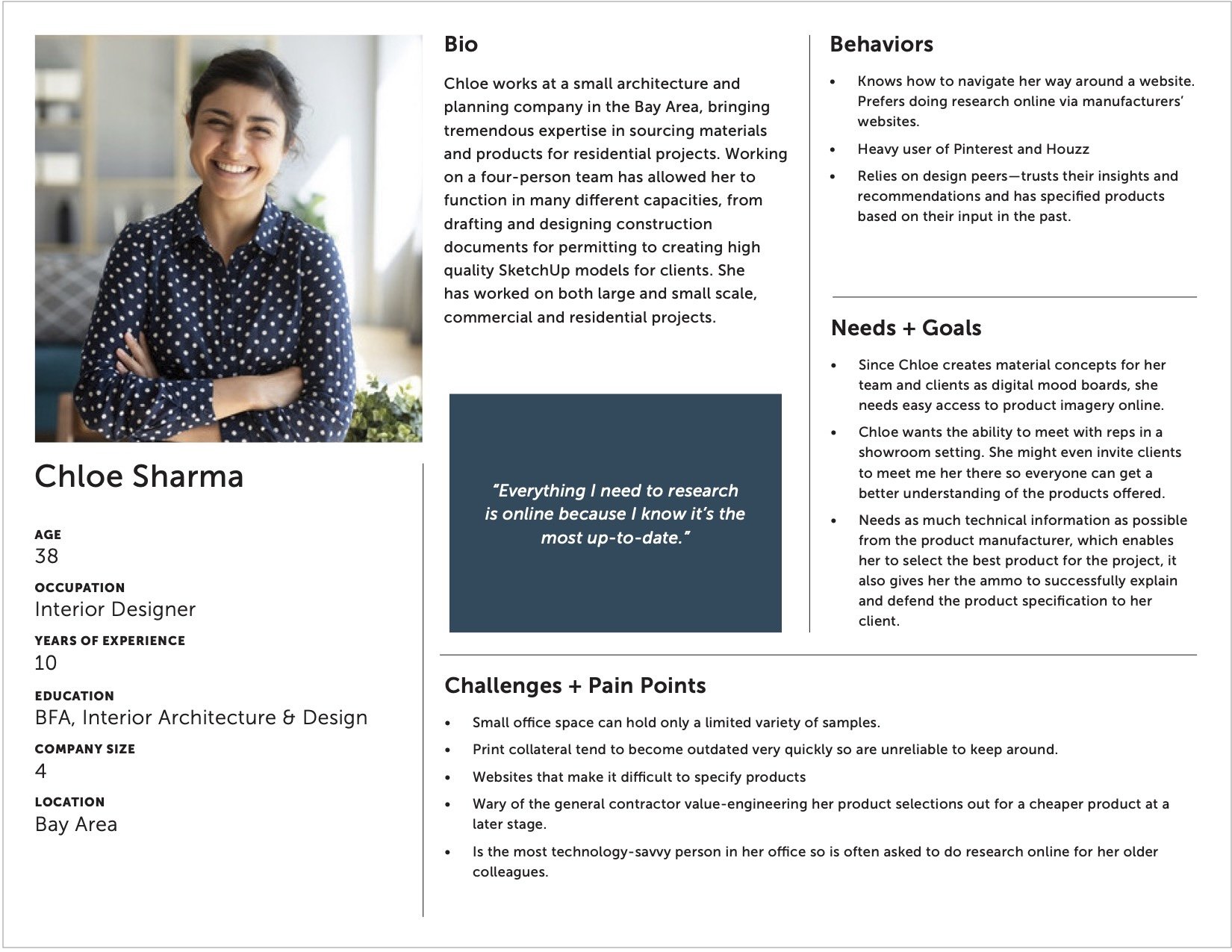 The Junior Specifier