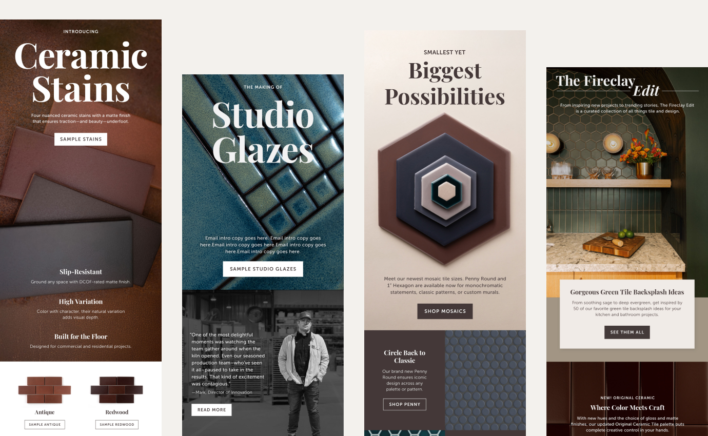 Fireclay Tile Digital Campaigns