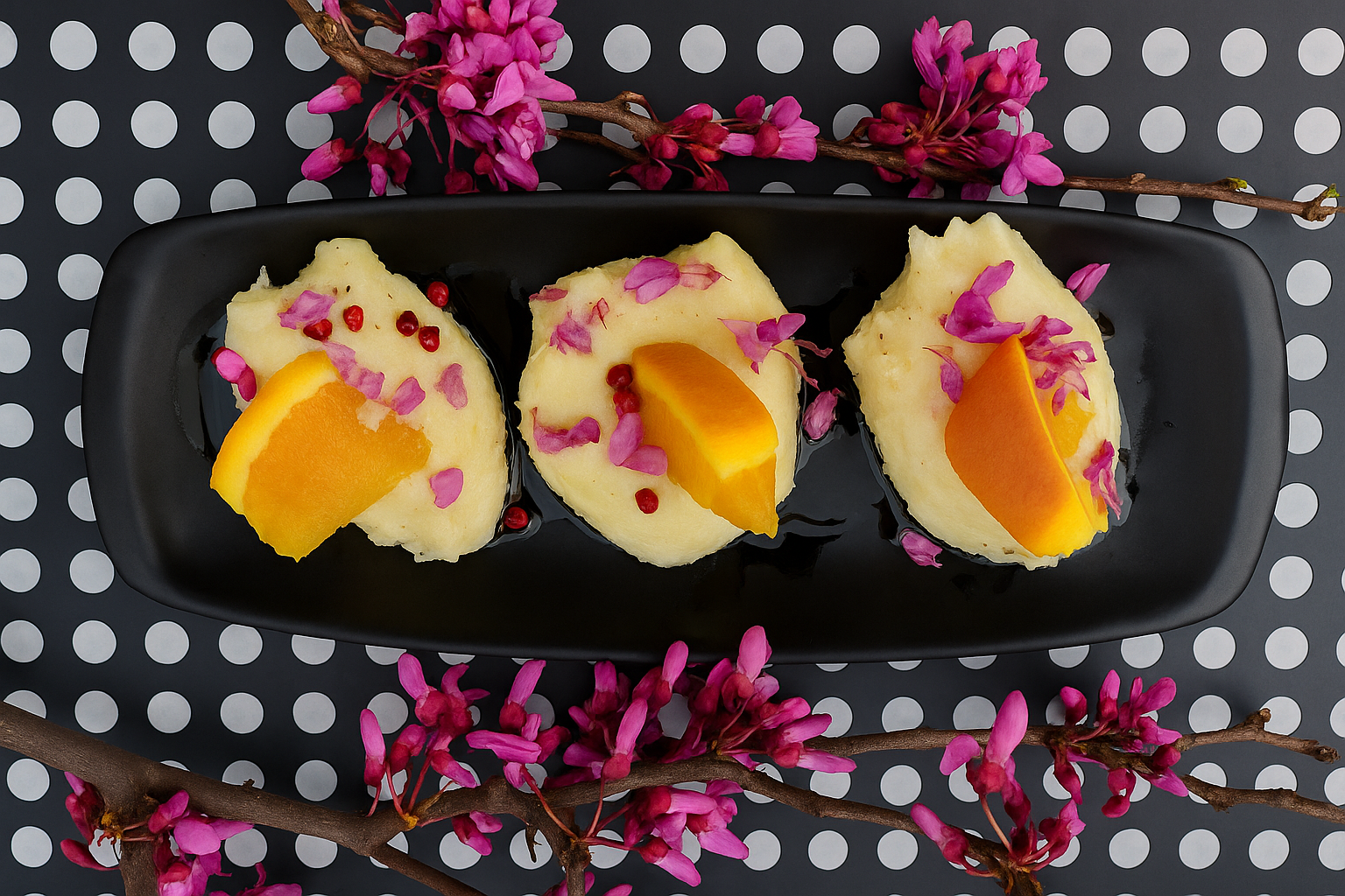 Παραδοσιακό Γλυκό με φρούτα και σιρόπι. Δημιουργική παρουσίαση επιδόρπιου στο Φαγοτόπι που βρίσκεται στη Λίμνη Πλαστήρα, Καρδίτσα. Γεύσεις εμπνευσμένες από την ελληνική παράδοση.