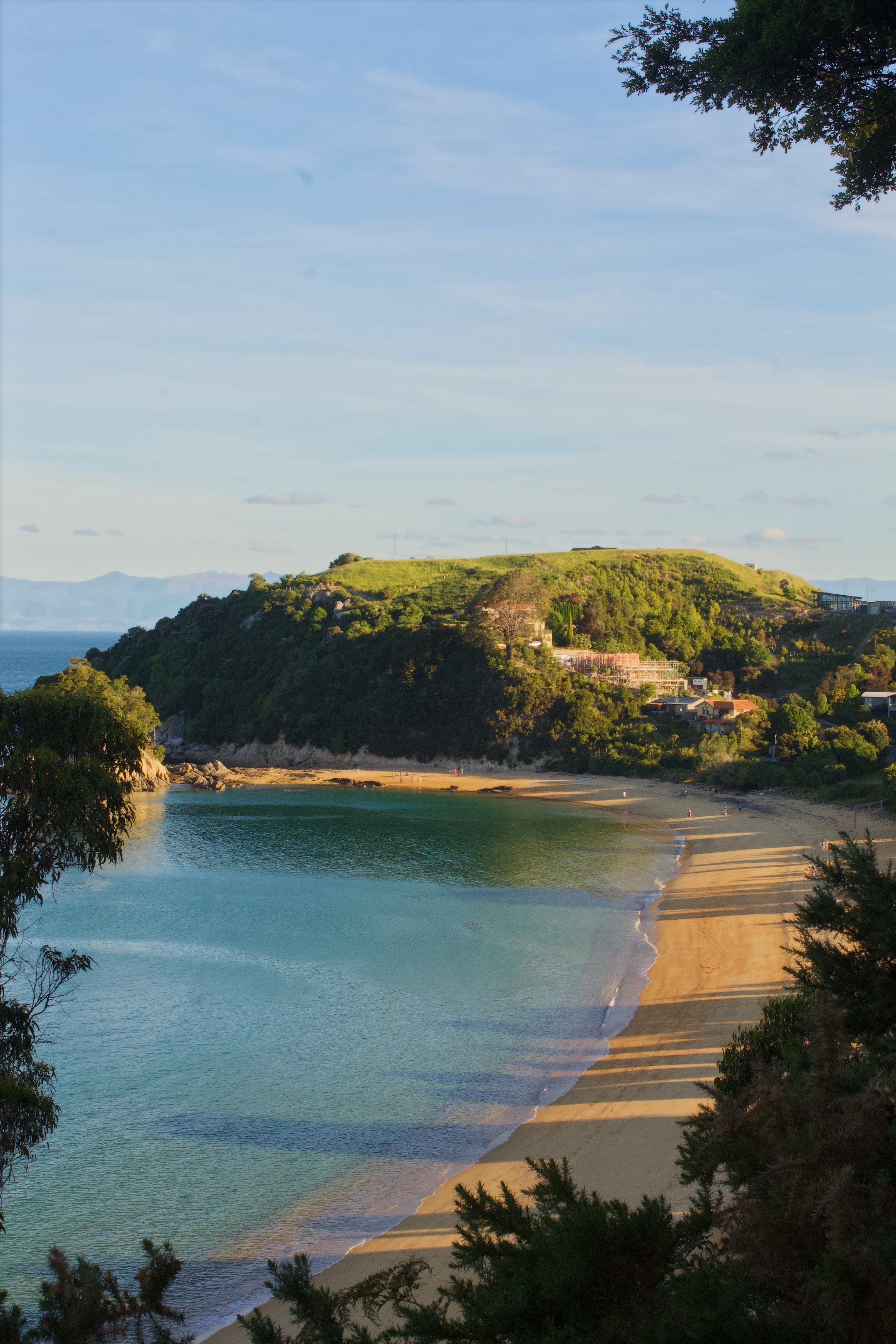Overlooking Kaiteriteri beach in South Island New Zealand
