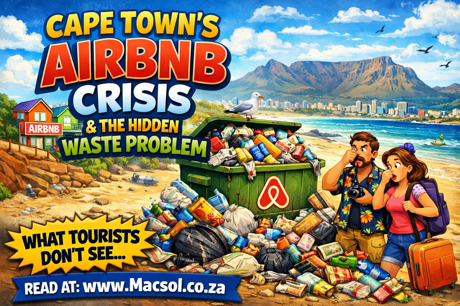 Cape Town’s Airbnb crisis    Is Creating a Hidden Waste Problem — Here’s Why It Matters…