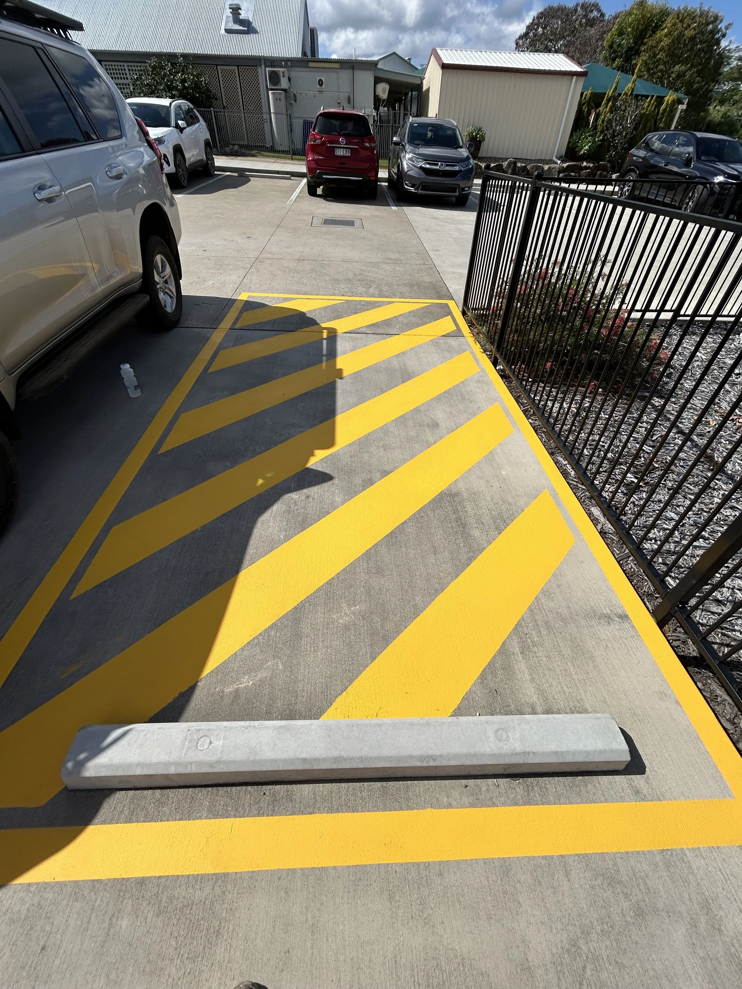Street line marking