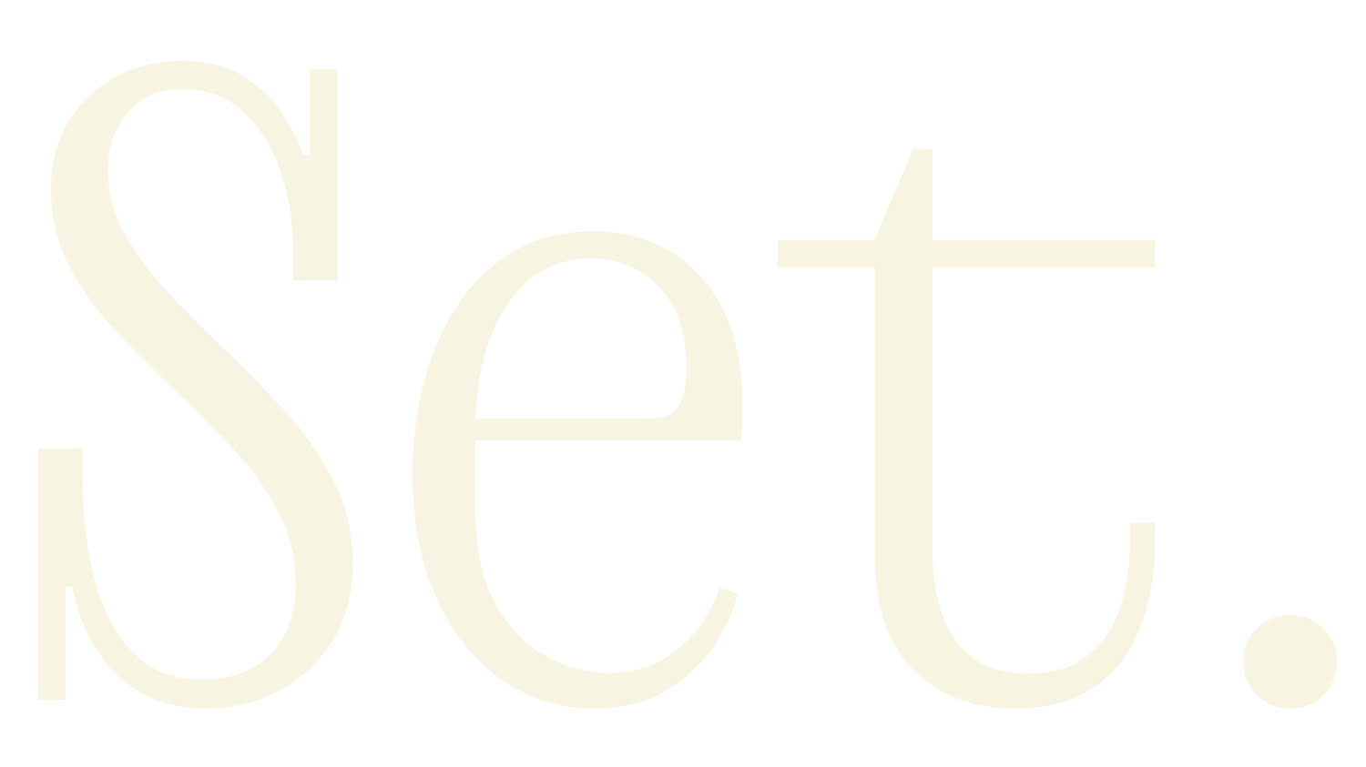 Set. Productions