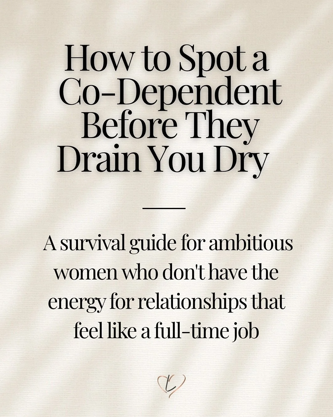 Co-dependent people will take everything you give and then some &mdash; until you stop letting them.
 Trust me, I learned the hard way (multiple times 🙃).
 But now, I can see them coming a mile away &mdash; and you can too.&nbsp; If you&rsquo;re an 