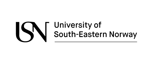 Logo of the University of South-Eastern Norway, featuring stylized initials 'SN' and the university's name.