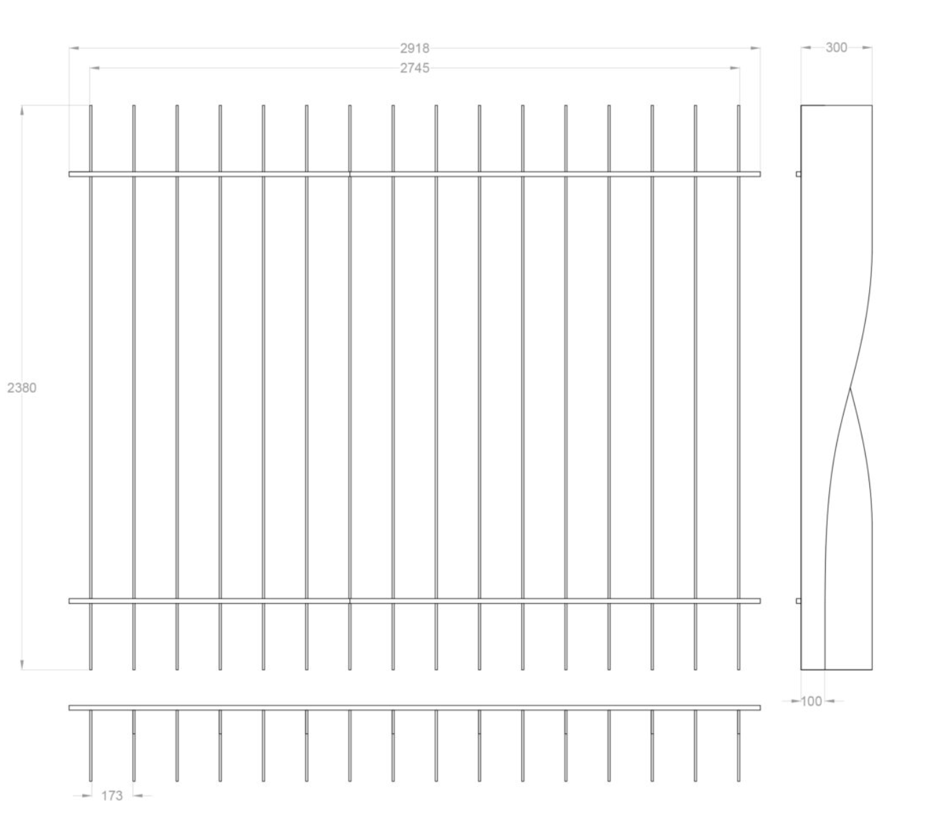 noecho helisummutavad baffle laepaneelid