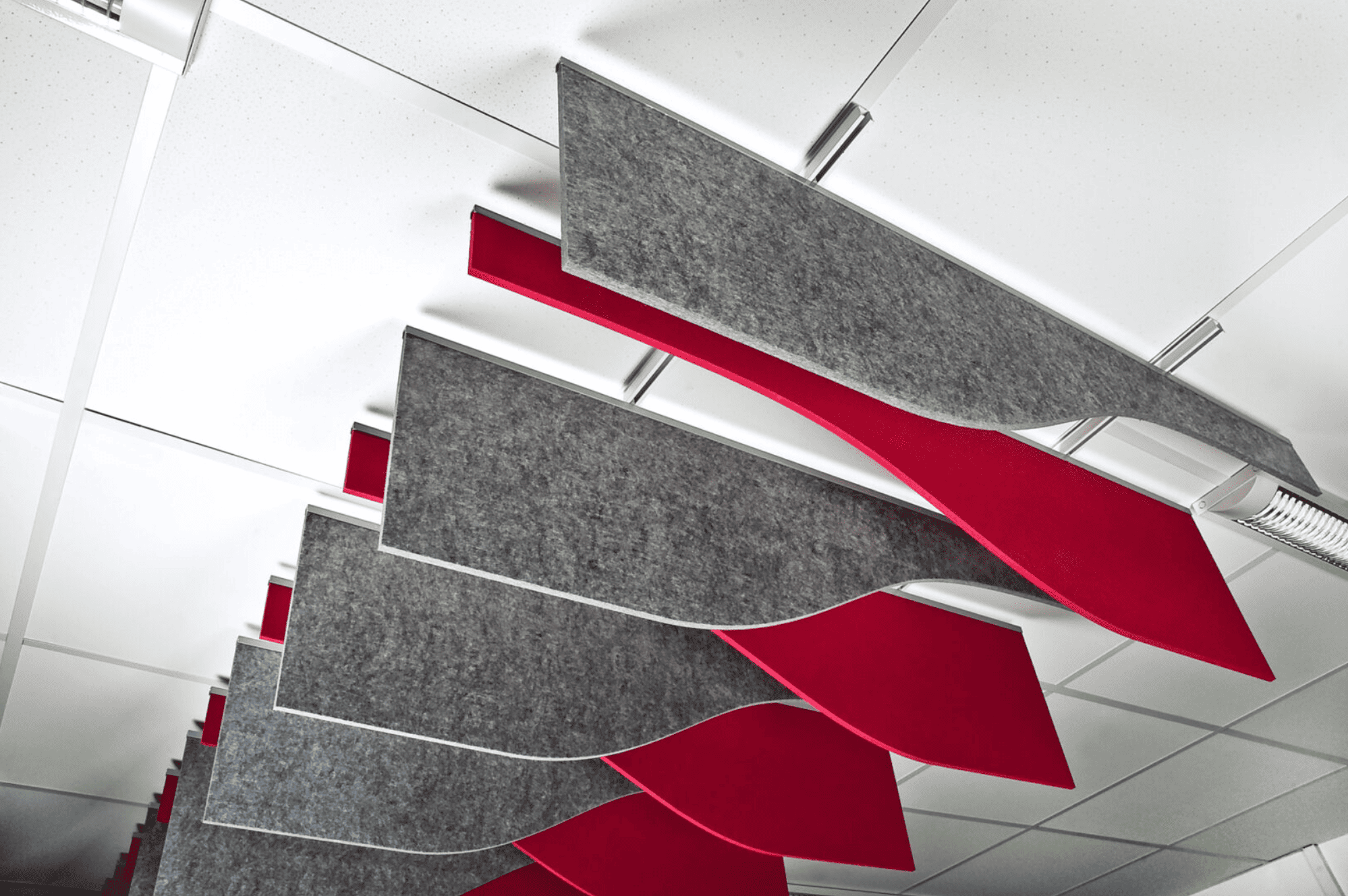 noecho helisummutavad baffle laepaneelid