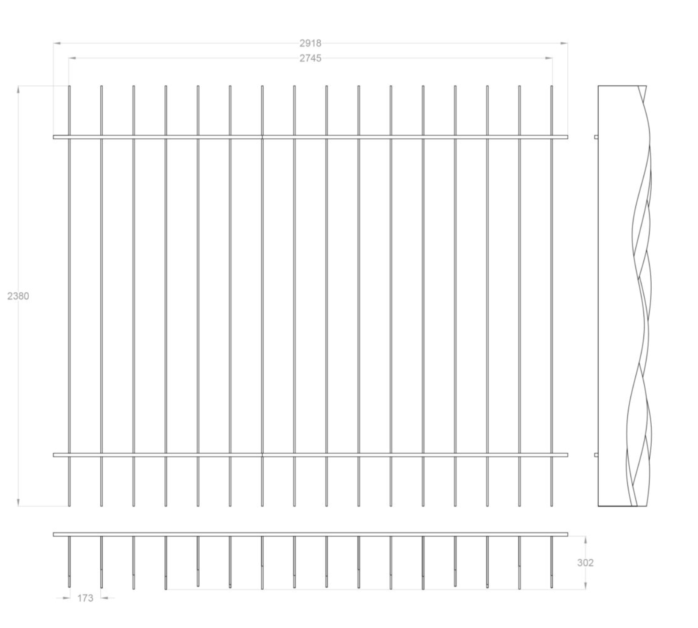 noecho helisummutavad baffle laepaneelid