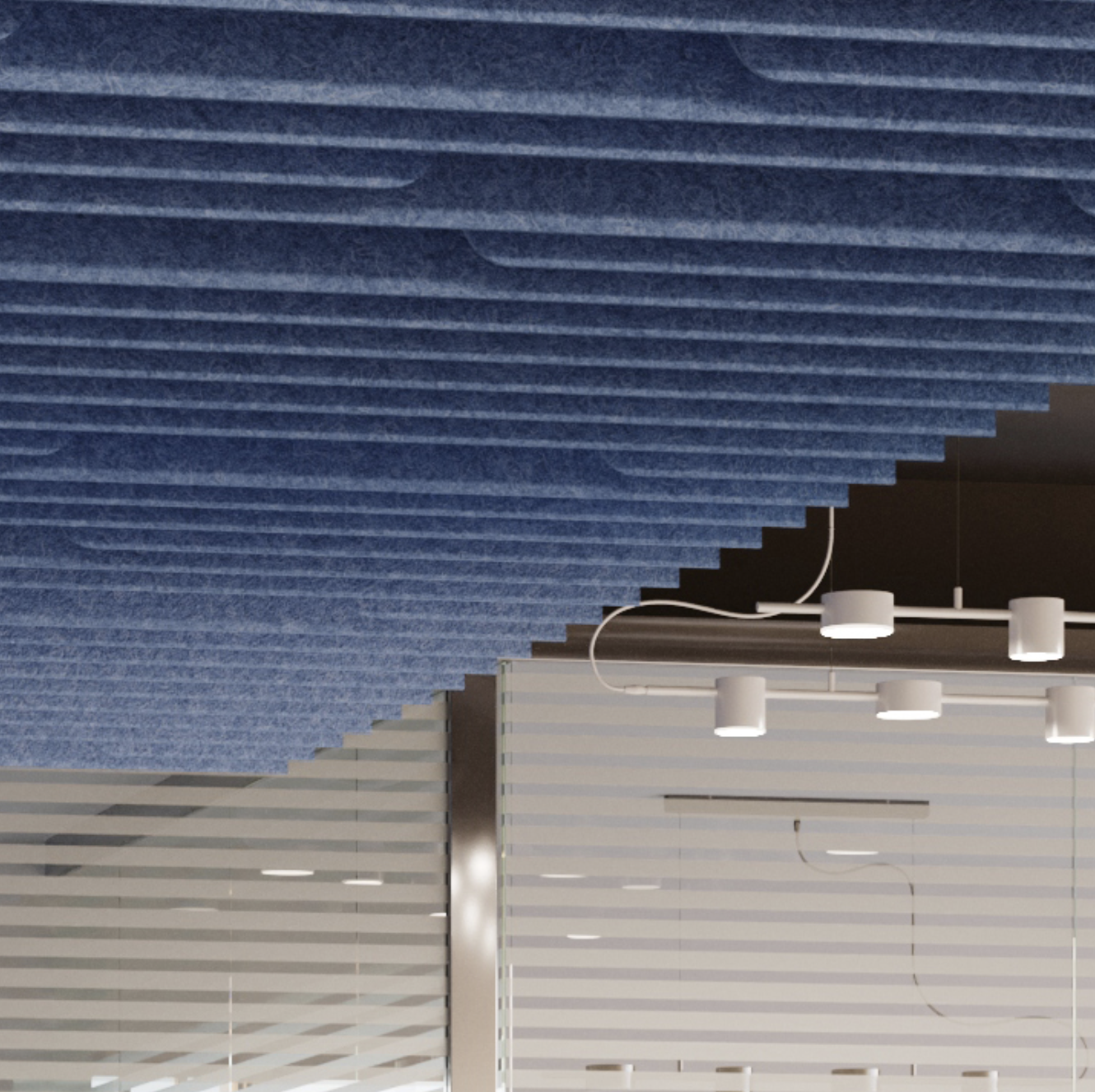 noecho helisummutavad baffle laepaneelid