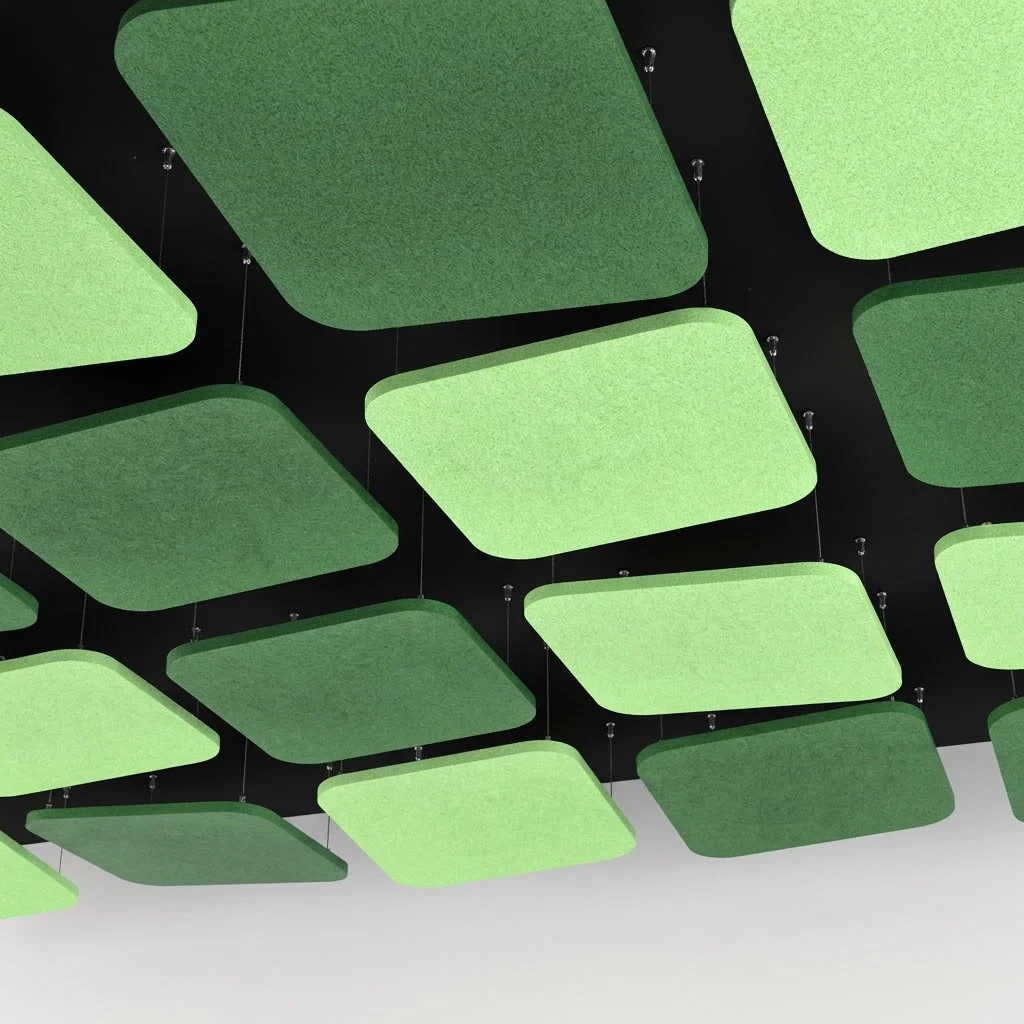 sound-absorbing ceiling panels