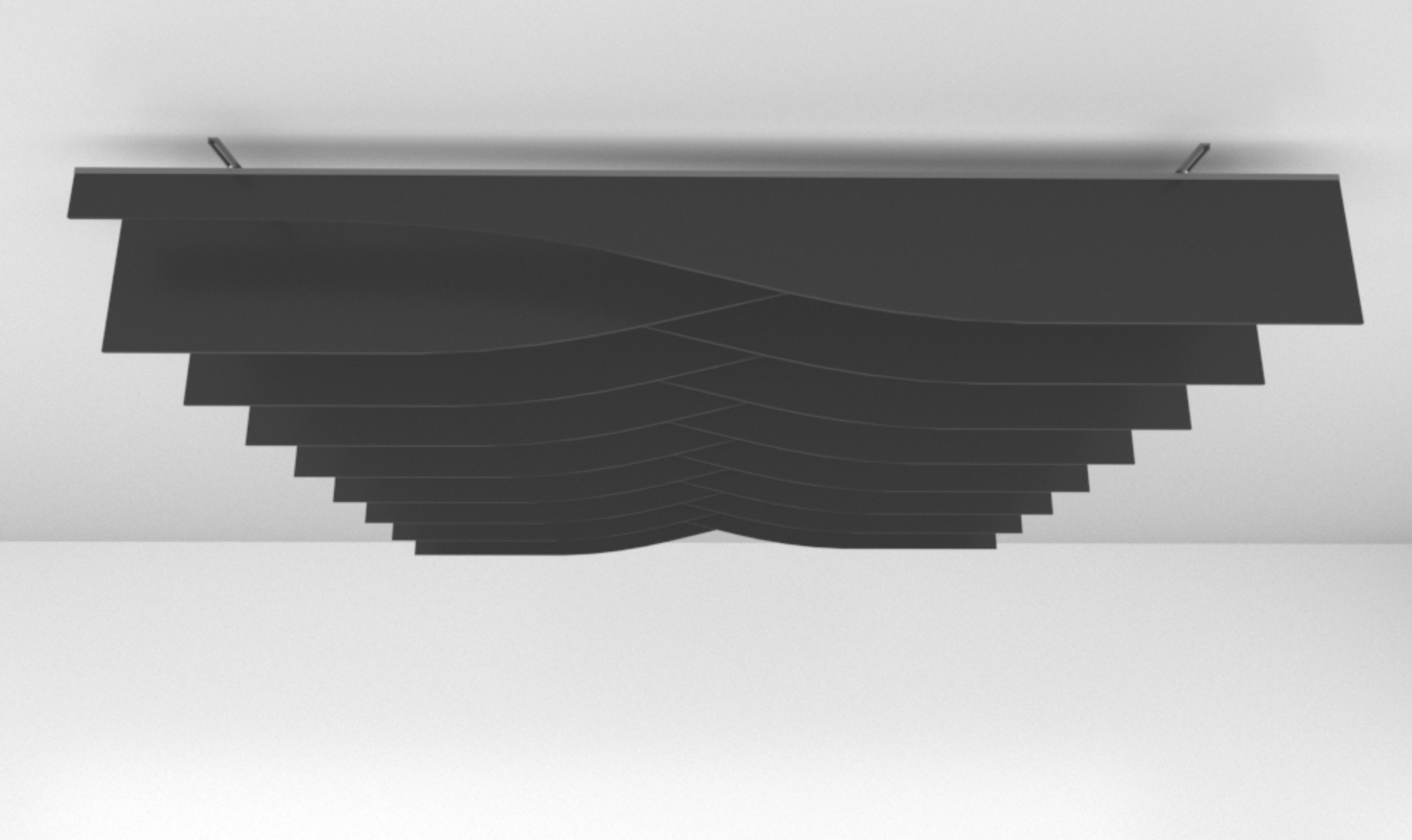 noecho helisummutavad baffle laepaneelid