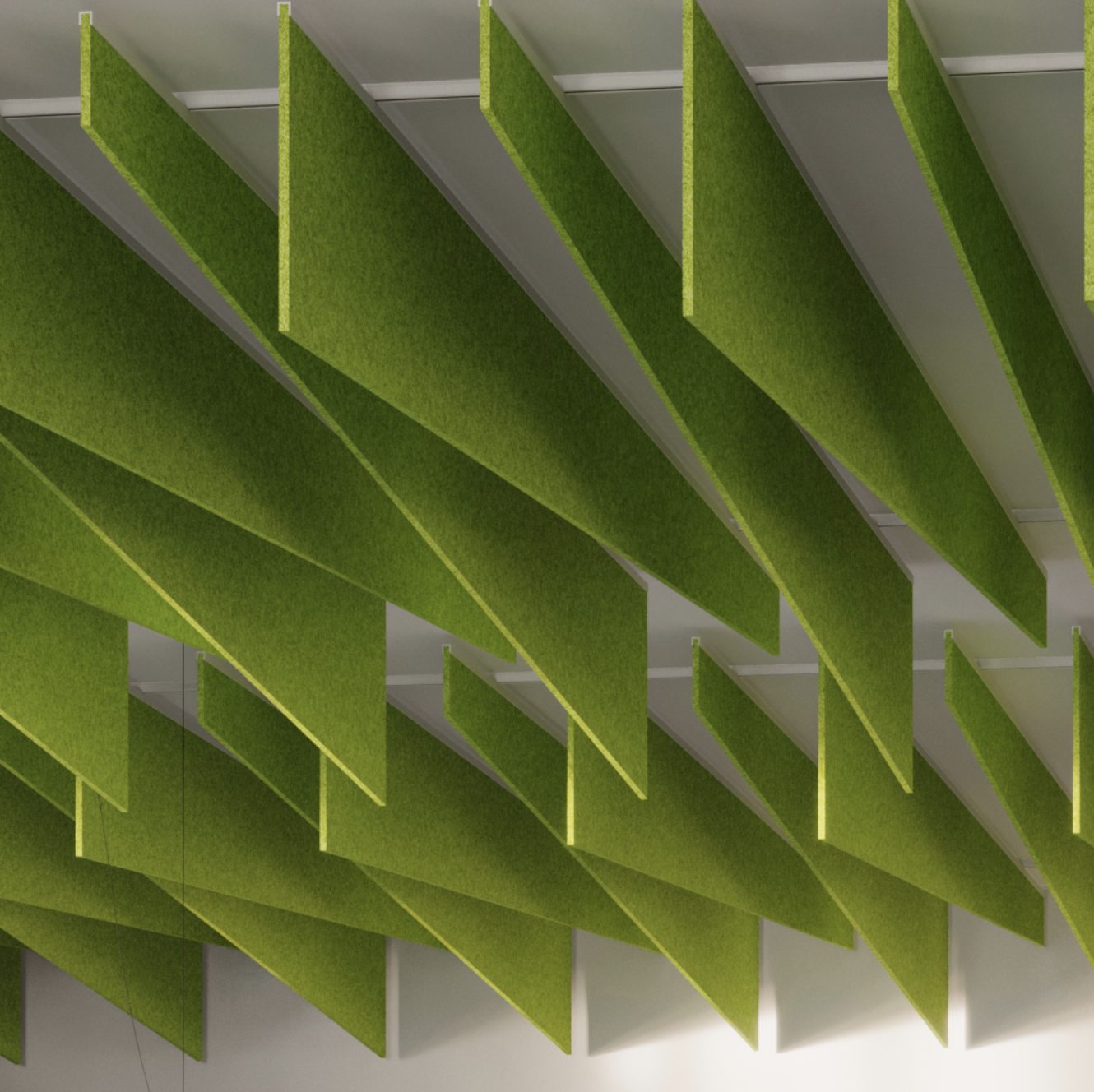 noecho helisummutavad baffle laepaneelid