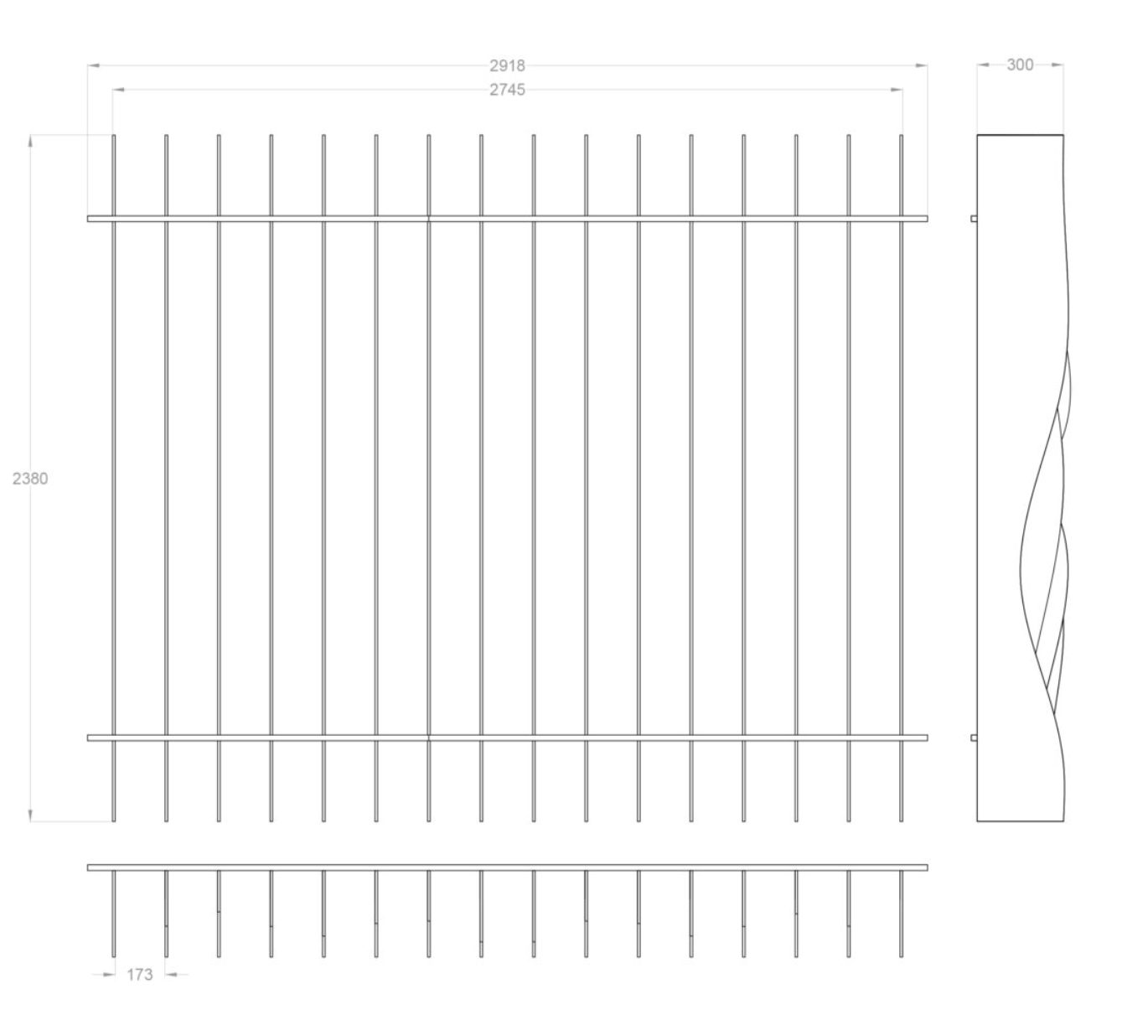 noecho helisummutavad baffle laepaneelid
