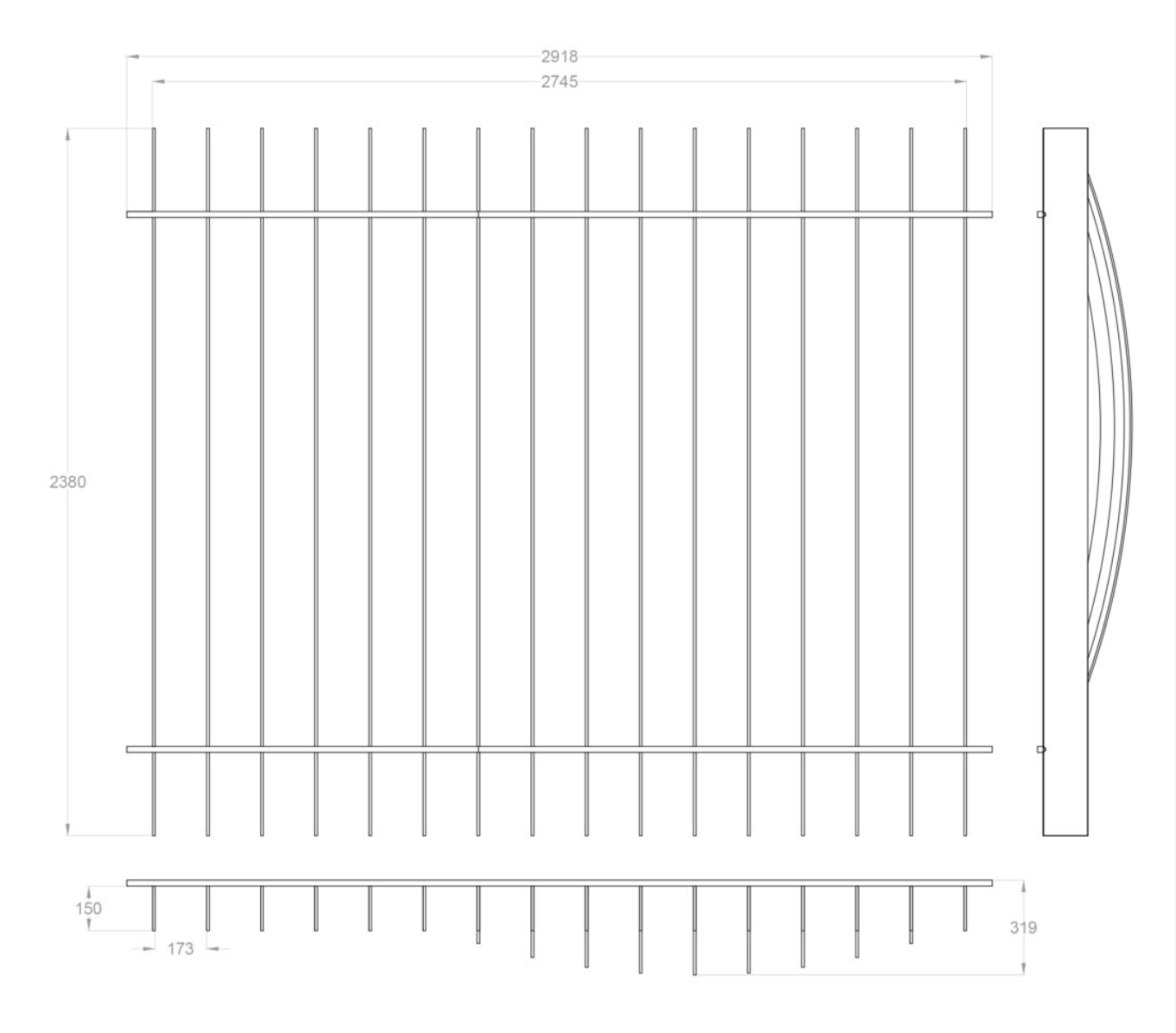 noecho helisummutavad baffle laepaneelid