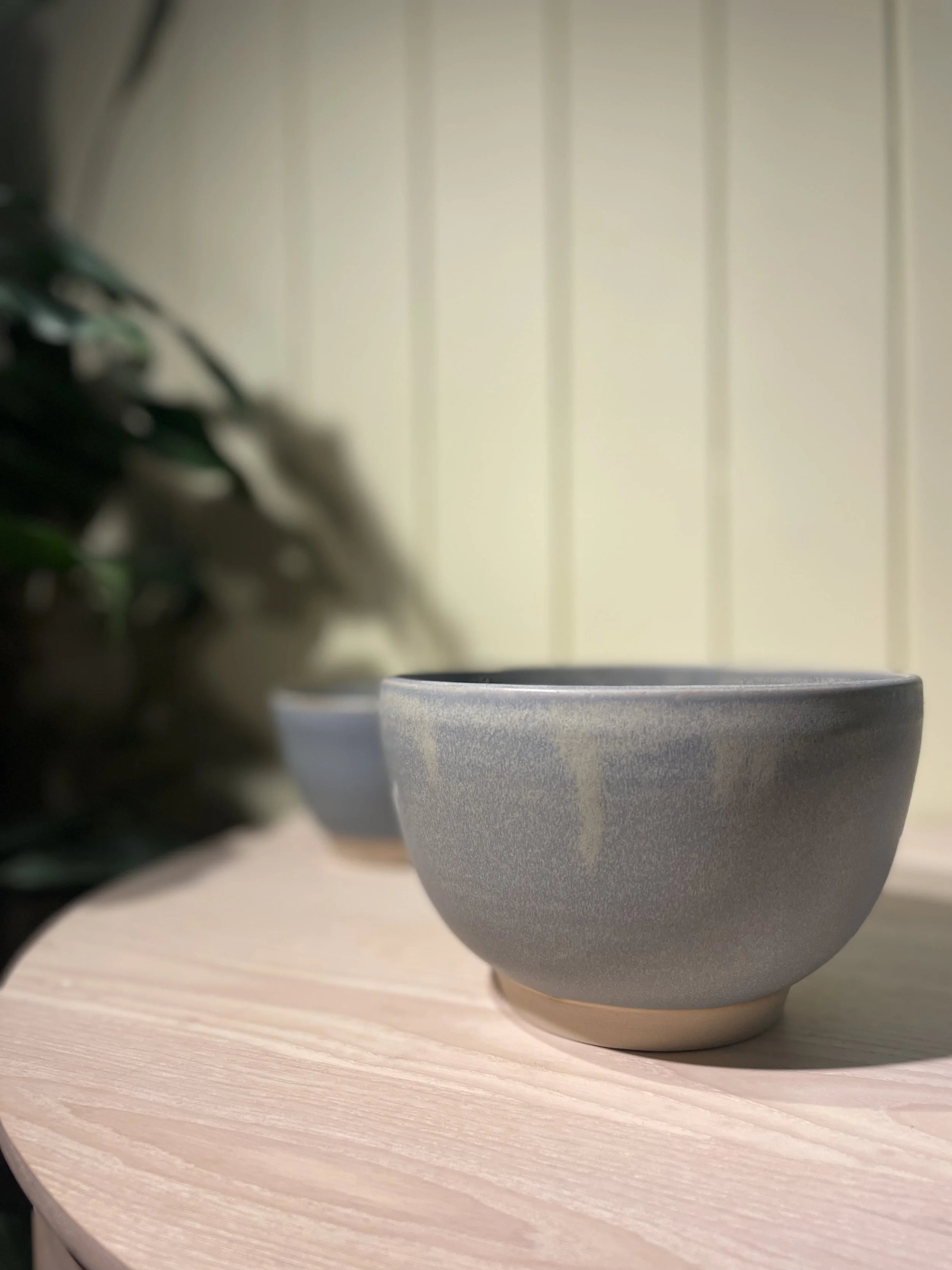 Stor bolle - blå/grå