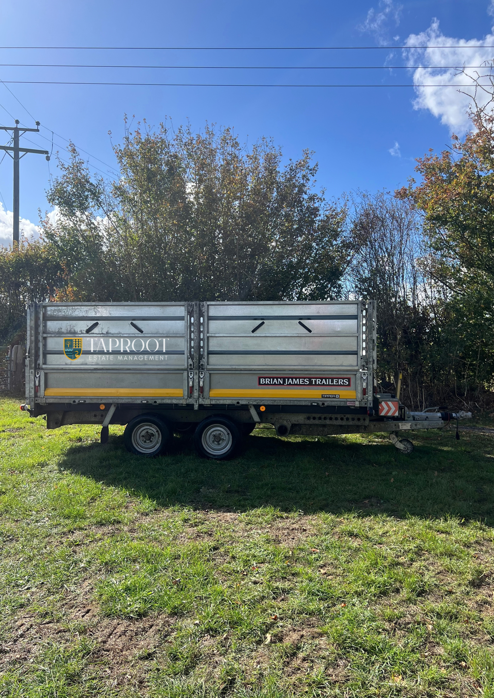 Brian James 12ft Tipping Trailer