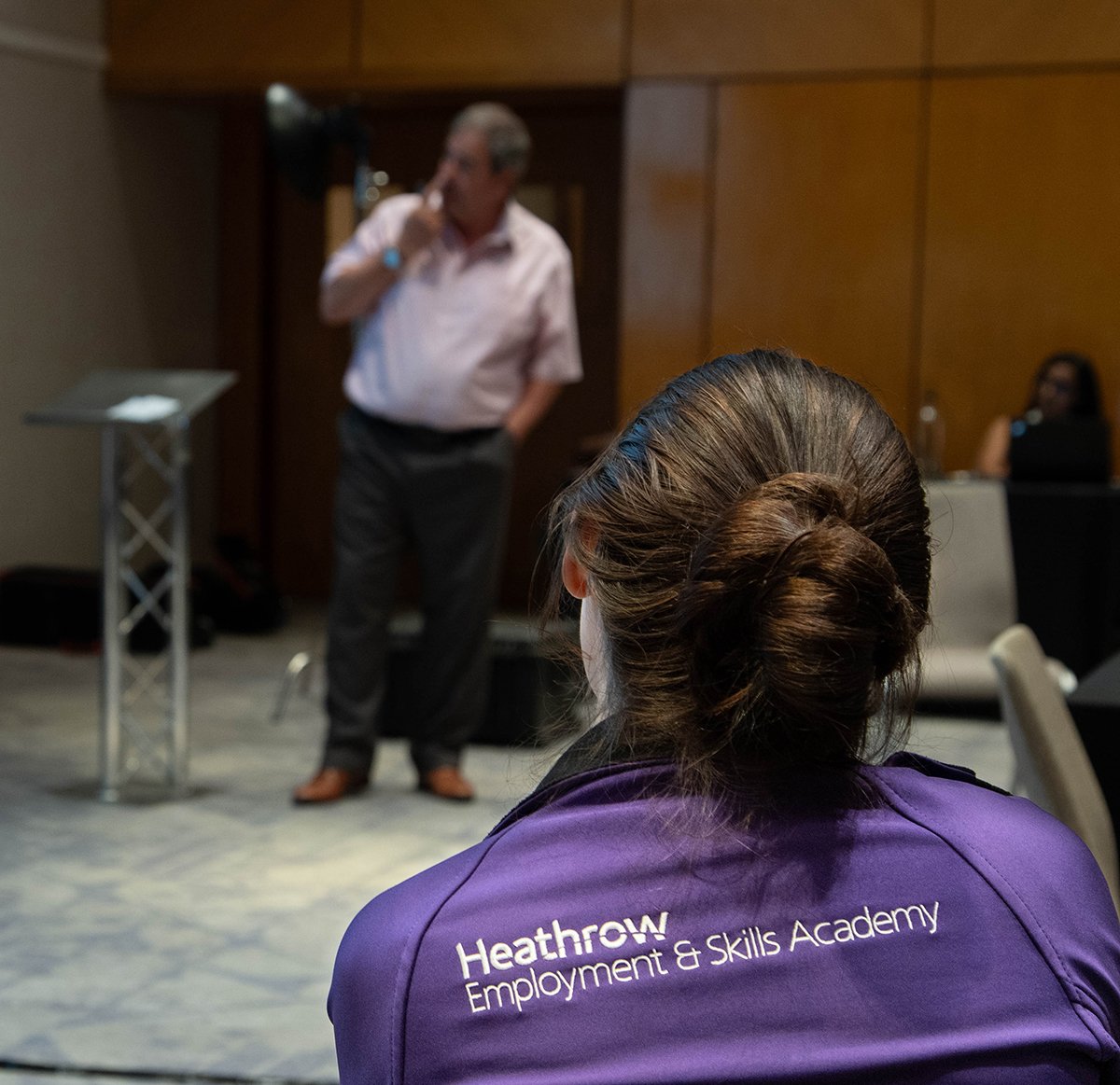 Corporate client event photograph of Heathrow Employment & Skills Academy London