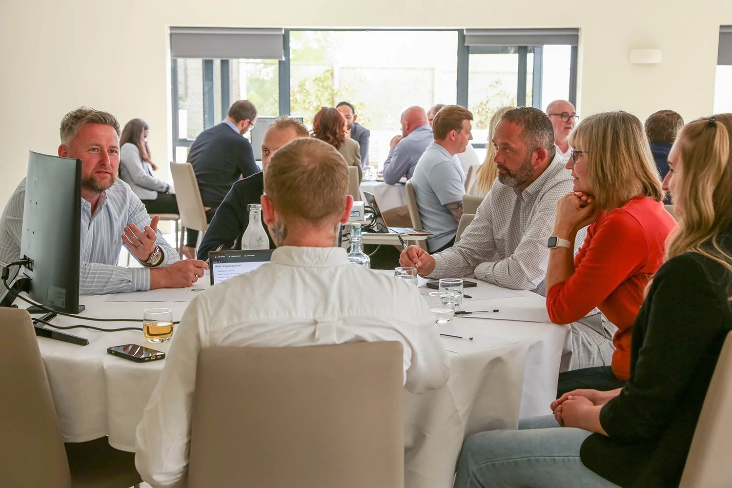 Corporate round-table event photo South East