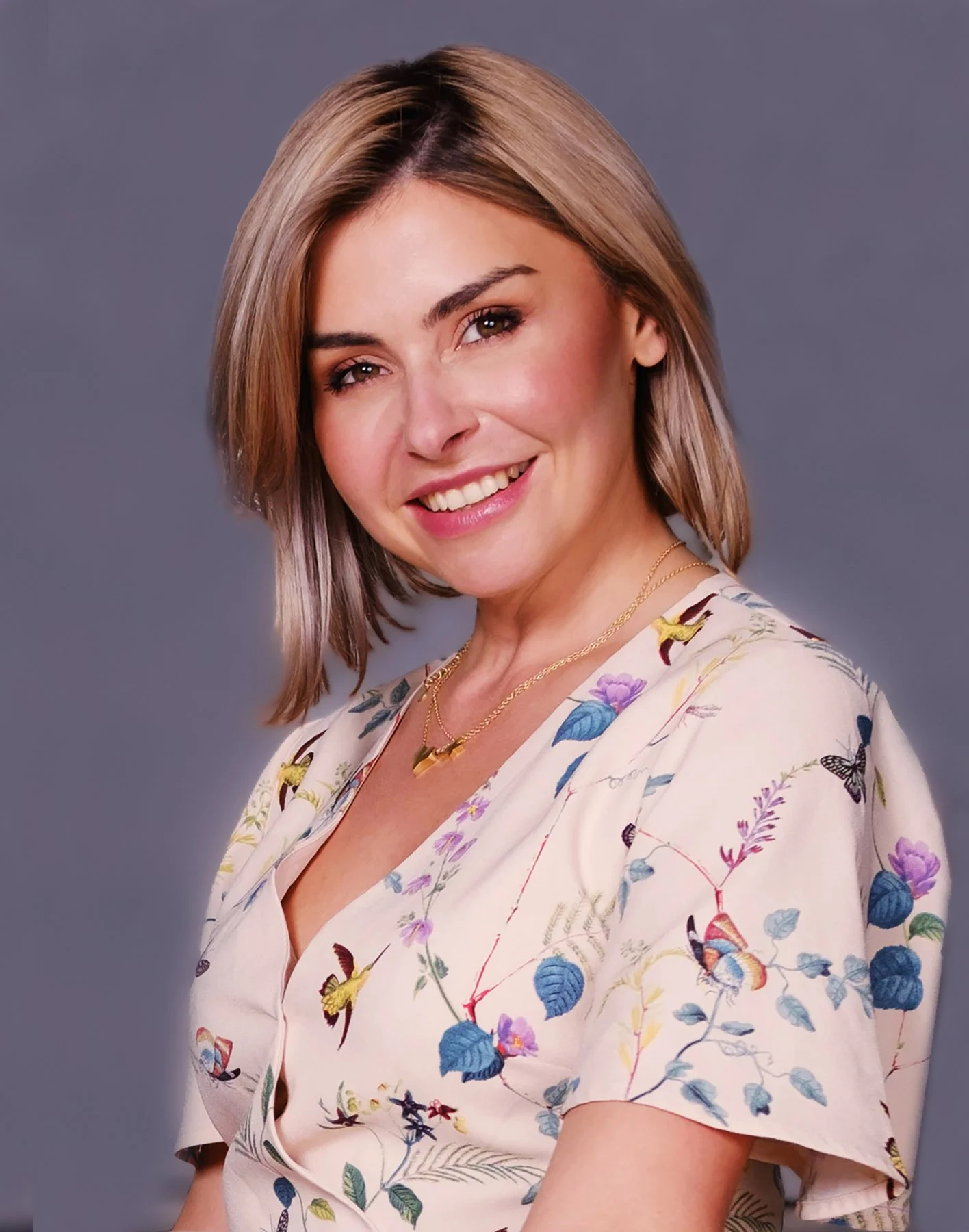 Professional PR headshot of a businesswoman