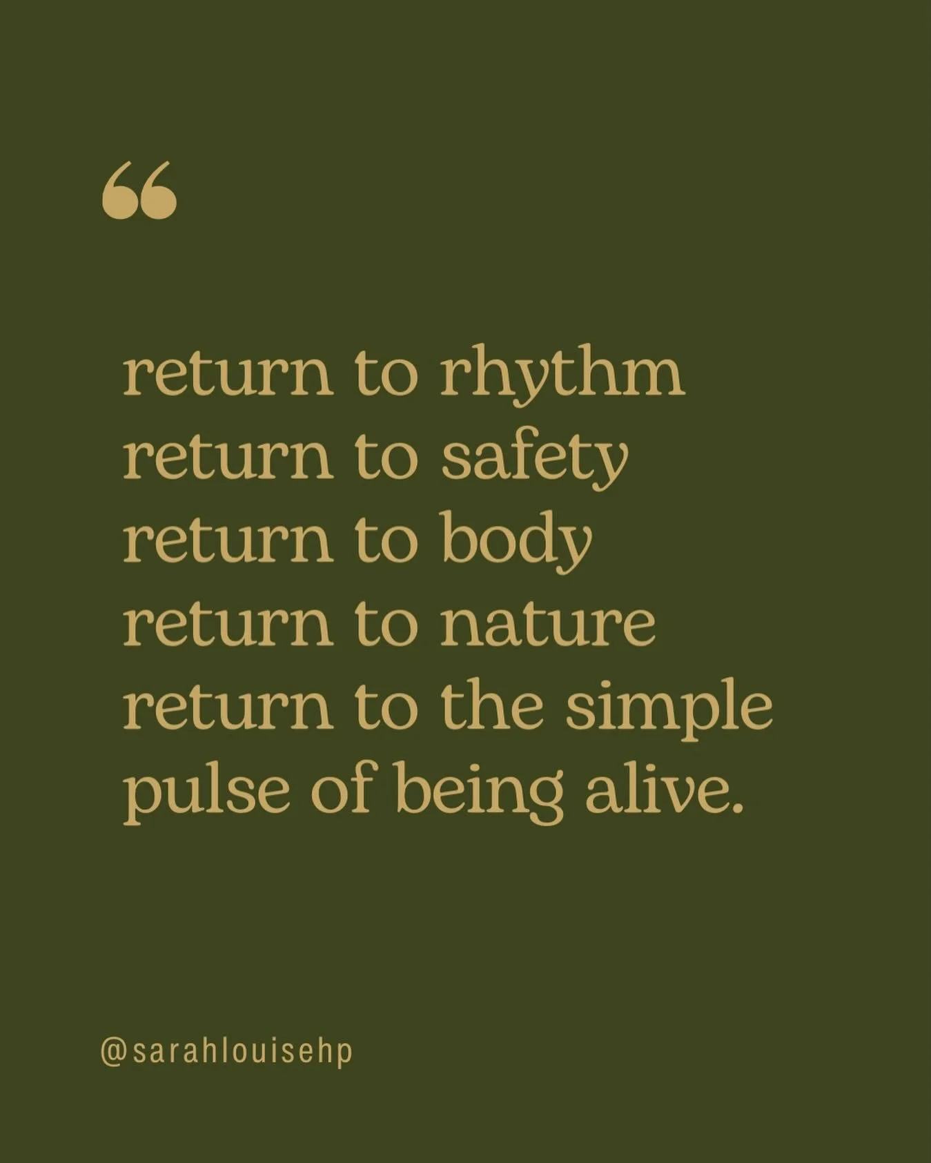 &hellip;from there, the spirit doesn&rsquo;t need to be constructed. It reveals itself naturally.

There are seasons where the mind wants answers and the body simply wants safety. Nothing is wrong with you for feeling tired, slower, or unsure. Someti