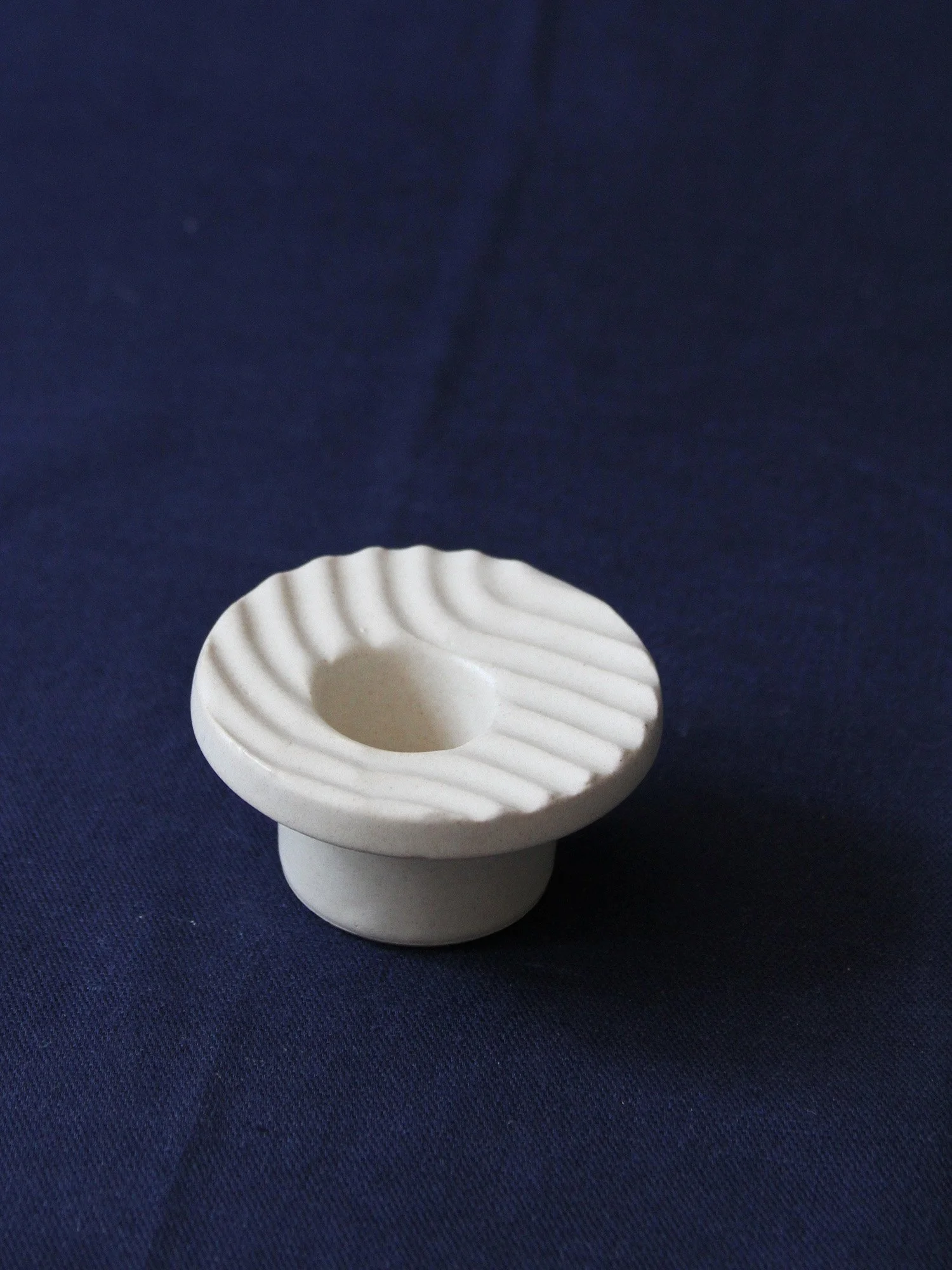textured candlestick