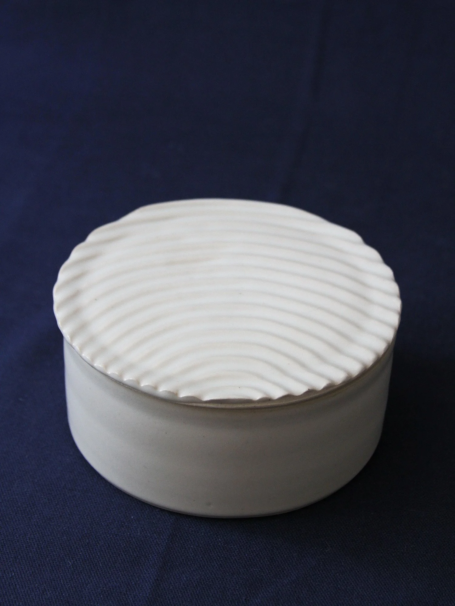 detail of a textured jar
