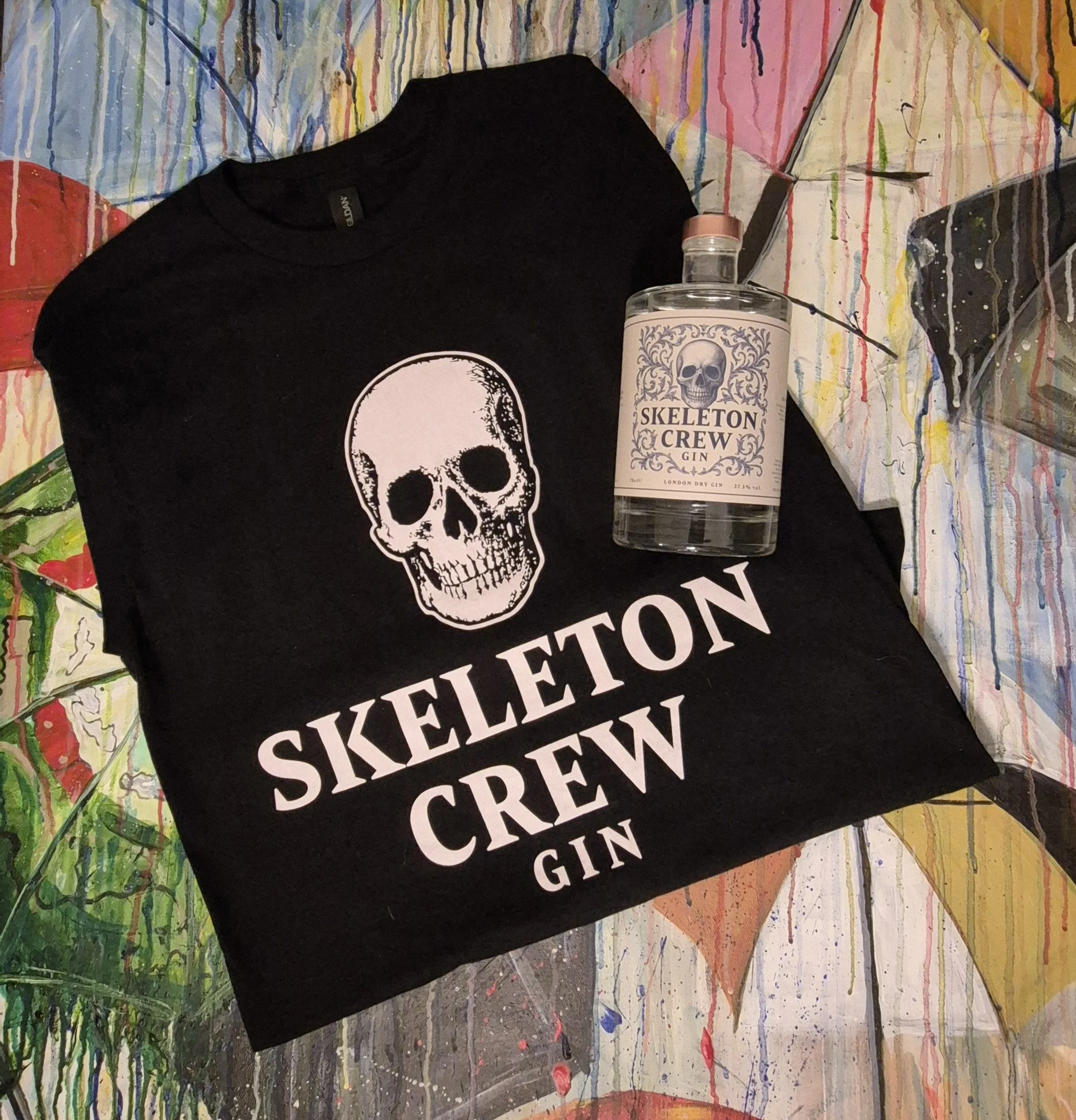 Skeleton Crew Gin & T-shirt Bundle