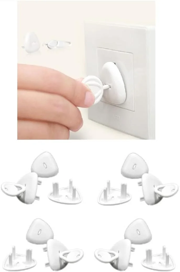 24-Pack Keyed Plug Socket Covers | Childproof Electrical Outlet Protectors for Shock Prevention