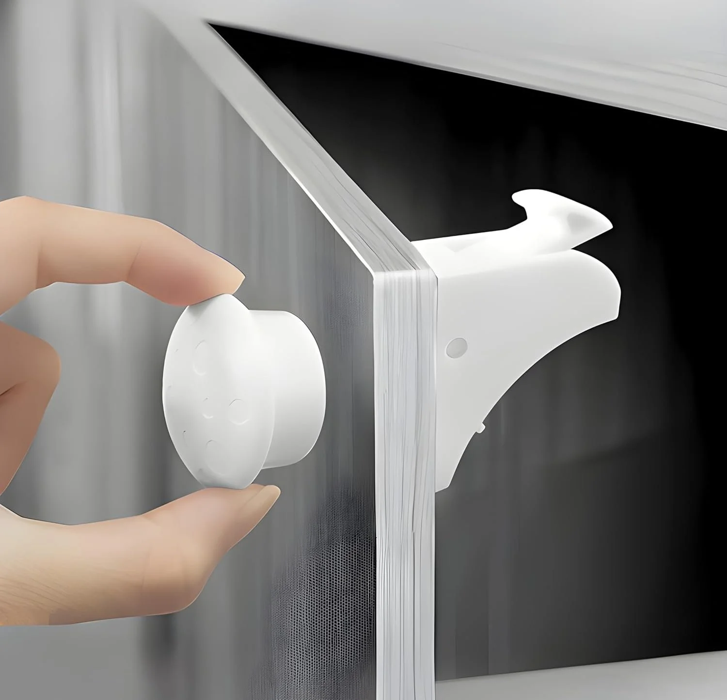 Magnetic Child Safety Cabinet Locks (8 Locks, 2 Keys) | No-Drill Baby Proofing Kit