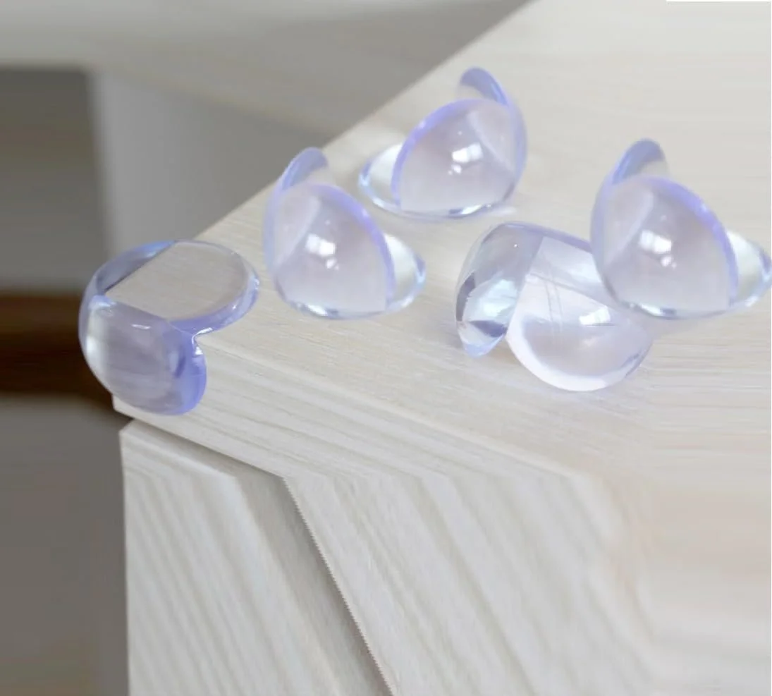 Thick Clear Corner Protectors (24-Pack) | Strong Adhesion Baby Furniture Edge Guards