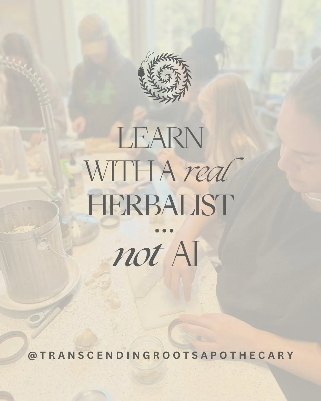We gather two days per month - One in person full Saturday for a deep immersion and an additional zoom for integration and follow up. 

As many wonderful online programs there are, nothing can fully replace in-person learning.  And AI can never repla