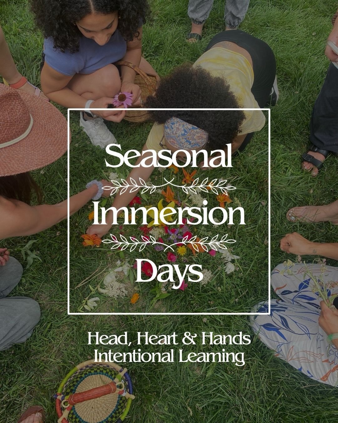We will be offering some Seasonal Immersion, single-day programming throughout the growing season!! 🪏🌱🌸

🌱 These are not traditional &ldquo;classes&rdquo; in the structured sense. They are living, breathing days of intention, practice and circle.