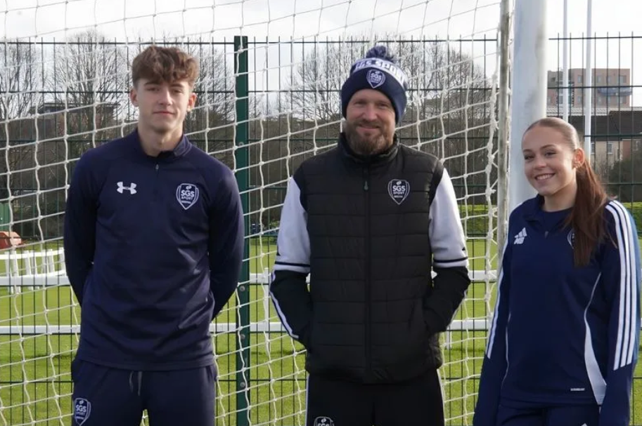 SGS College footballers celebrate England call-ups