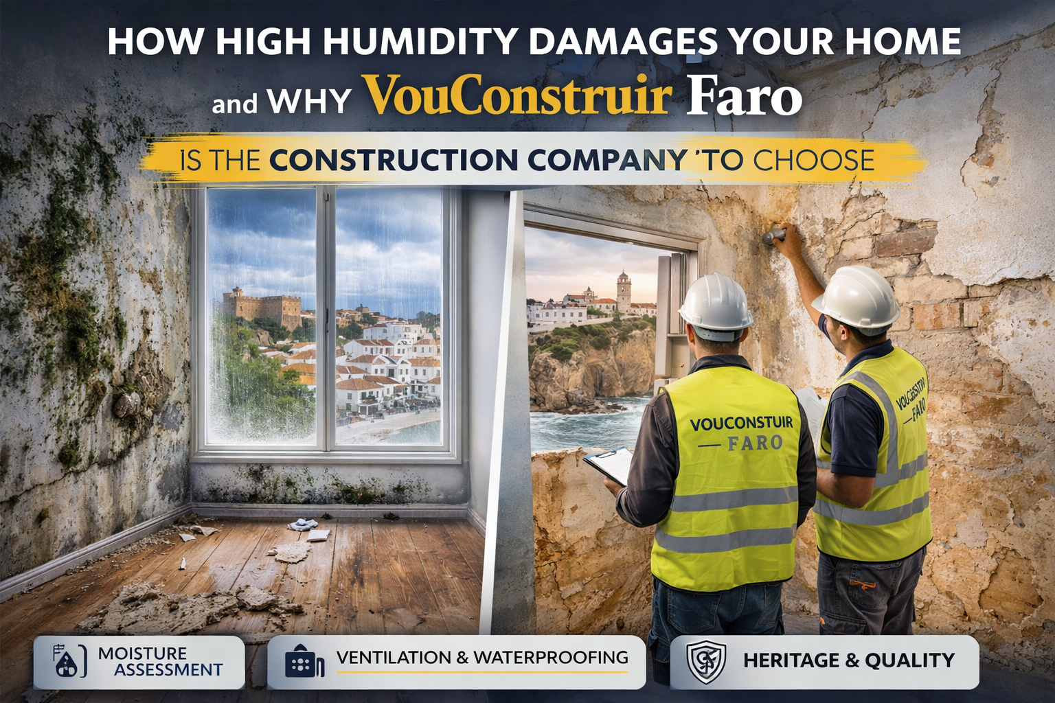 How High Humidity Can Damage Your Home and Why VouConstruir Faro Is the Construction Company to Choose