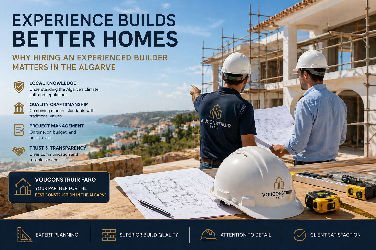Why Hiring an Experienced Builder Is So Important in the Algarve