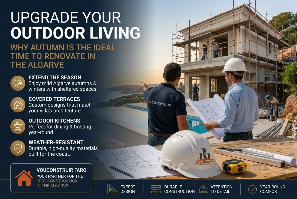 Transitioning to Autumn Outdoors: Upgrading Covered Terraces, Pergolas, and Outdoor Living Spaces in the Algarve