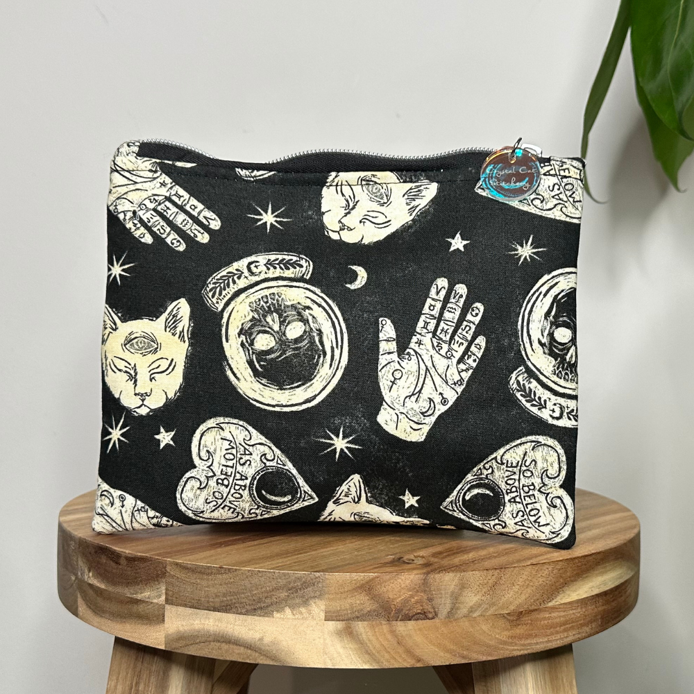 Crystal Cat Stitchery Notions Pouch