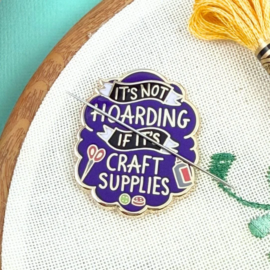 Jubly-Umph Needle Minder - It's Not Hoarding If It's Craft Supplies