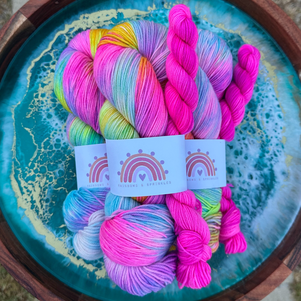 Rainbows & Sprinkles - Rainbow Pop Rocks sock set