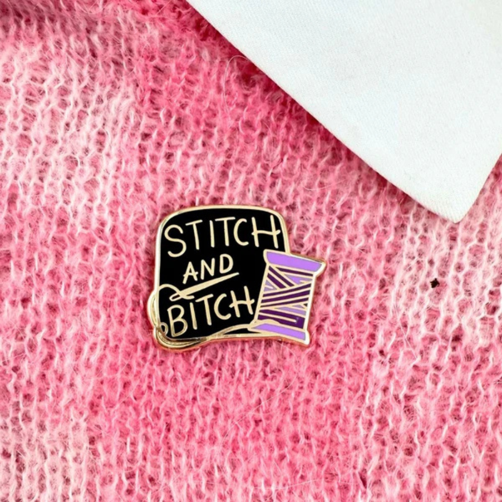 Jubly-Umph Lapel Pin - Stitch & Bitch