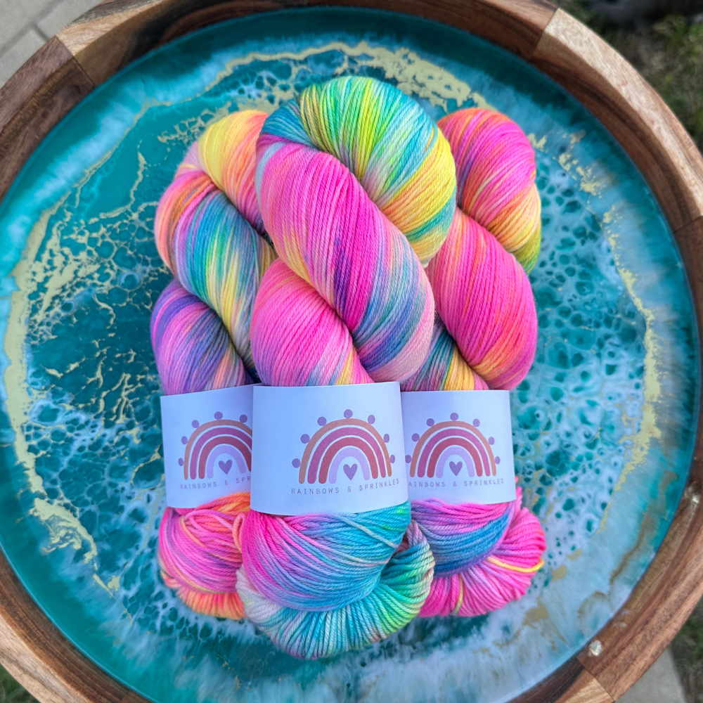 Rainbows & Sprinkles Fairy Carousel yarn