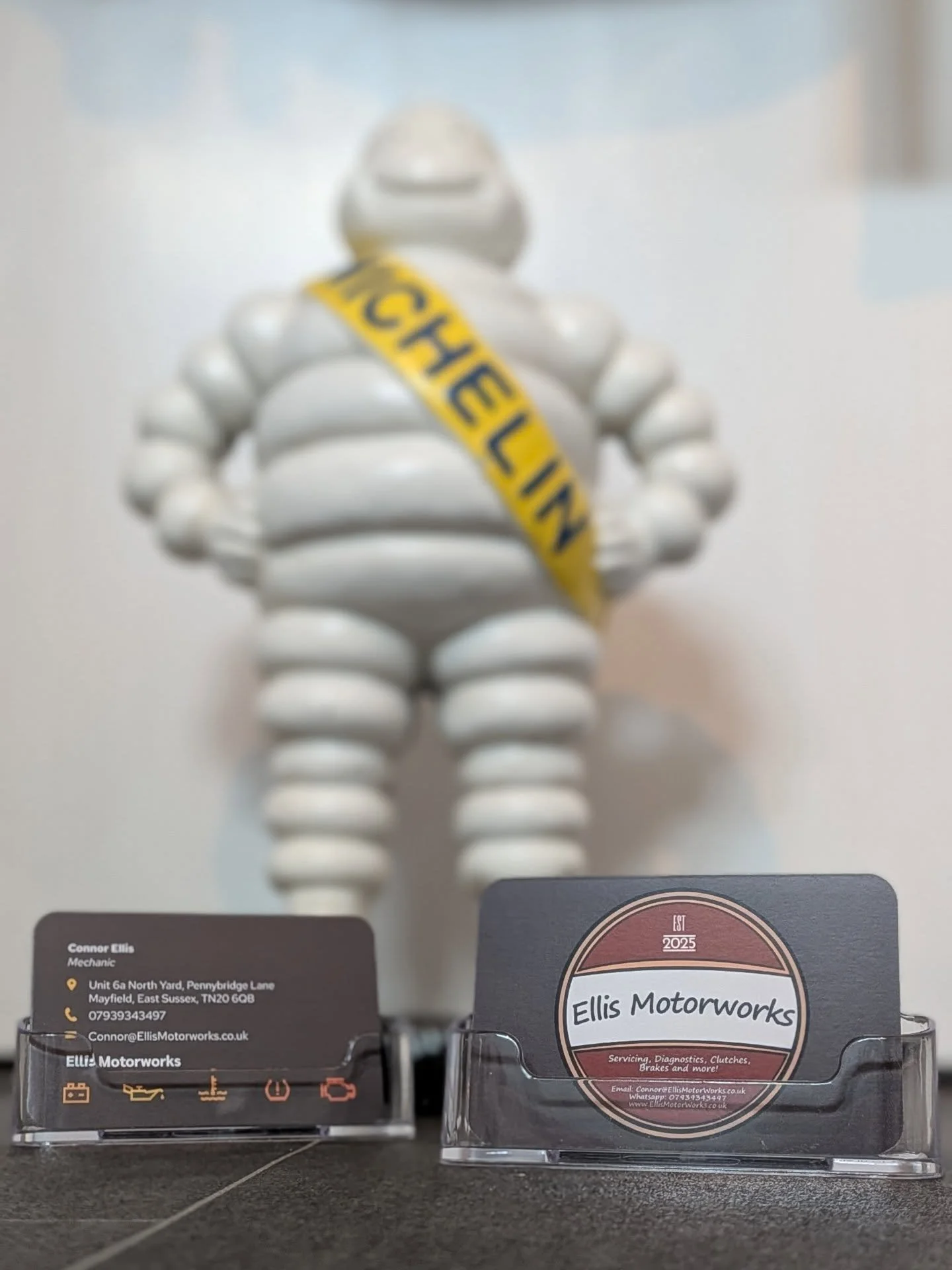 Website is now live, see the link in my bio! Plus, the business cards are now real too and look great if I do say so myself 🤣  All ready for the big opening day Tuesday! 😁
#EllisMotorworks